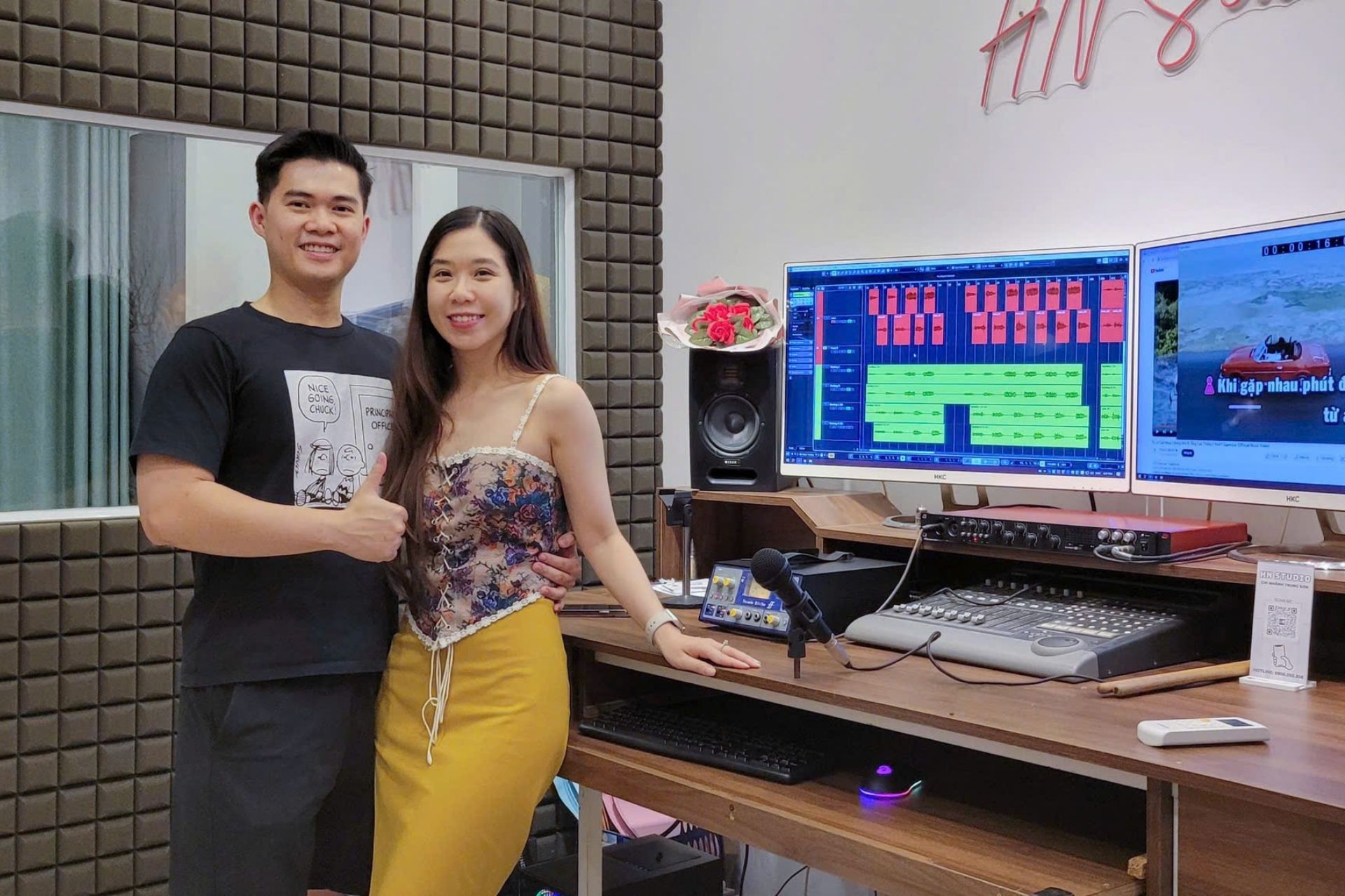 thu âm cưới
